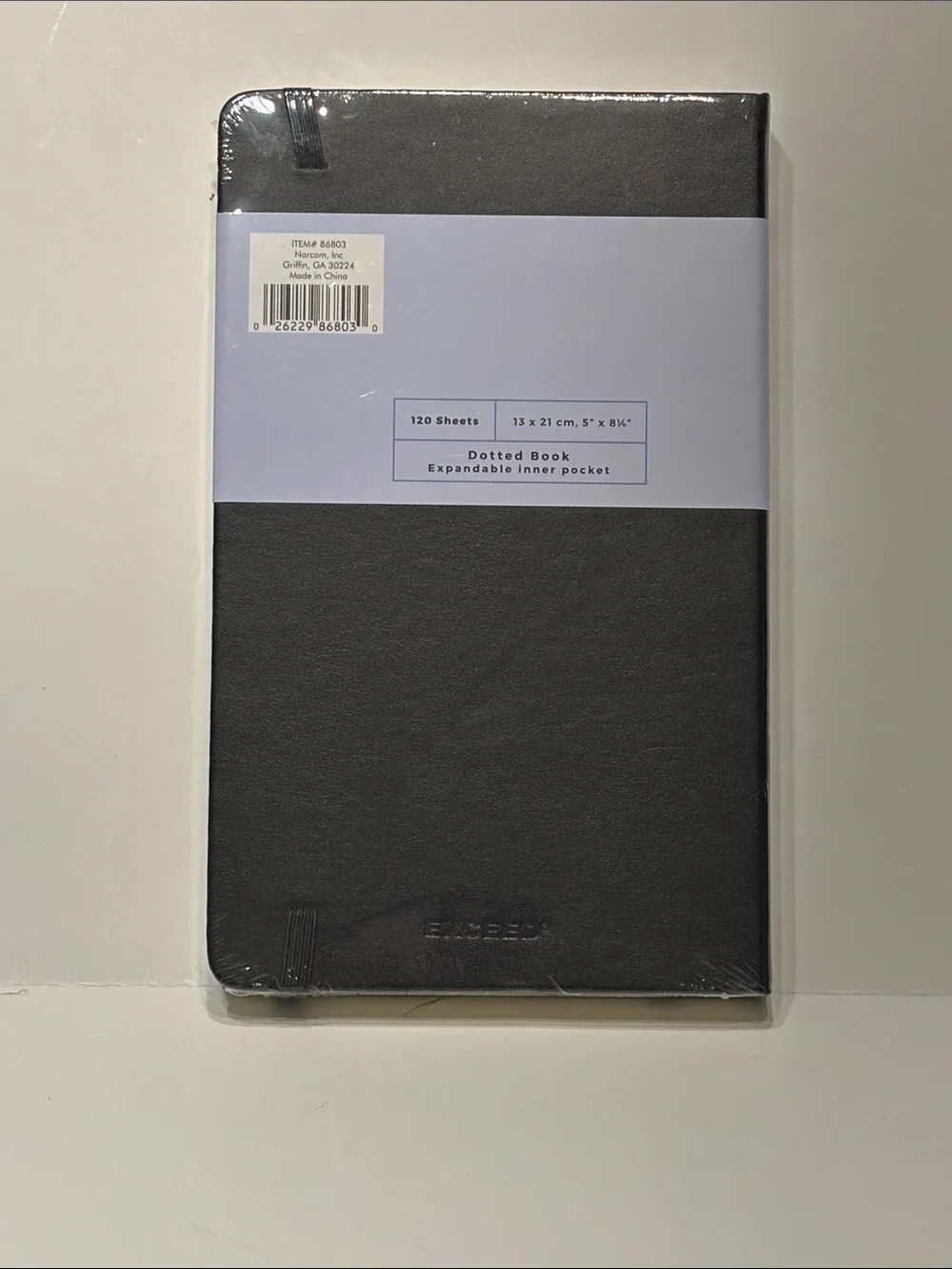 Exceed Black Hard Cover Dotted Notebook Journal